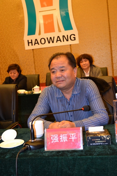 強振平副董事長做昊王酒業(yè)2011年度工作總結并安排部署2012年工作