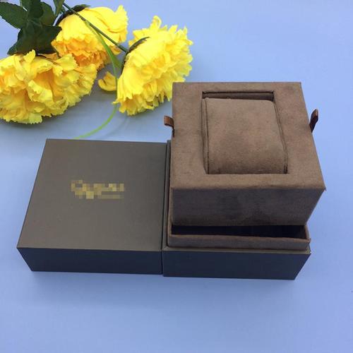 东莞饰品盒工厂供应手表包装盒 深棕色天地盖手表盒 可定制lo